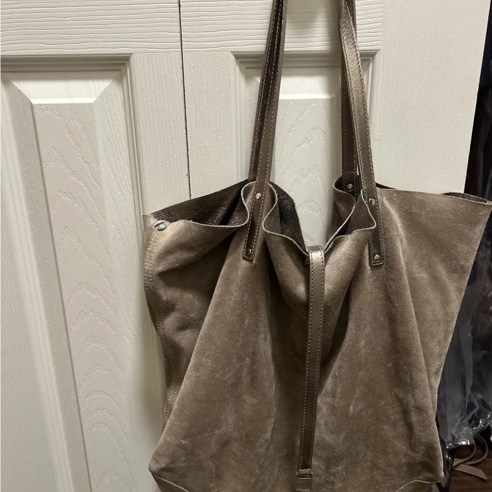 Tiffany&Co suede bag